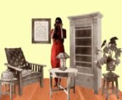 To Baudrillard is the second video in a series of responses to Jean Baudrillard’s texts nSimulacra &amp; Simulation (1981) and The System of Objects (1968). The setting of the video alternates between a landscape constructed using images from an antique furniture catalog and a real-life house furnished in a style similar to the illustrations. Because the protagonist navigates both real and constructed environment as a video image, she is able to navigate between the two without disjunction. Re