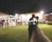 Congrats to Kendall &amp; Matthew on getting hitched! I dare say fun times all around.nnVideo: http://www.mattwolfe.cc.nMusic: