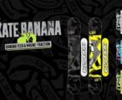 Fun, easy to ride, high performance. Kills powder, rails, hardpack and ice. Great for beginners, ridden by pros. Art by Mike Parillo, geometry by the Lib Tech experiMENTAL division. Available in narrow, regular, and wide widths. Skate a Banana!nhttp://www.lib-tech.com/snowboards/skate-banana/nnMusic - Mos Generatorn