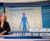 Un reportage de TF1 paru le 15 février 2013 sur la pharmacie LaSante.net, dont le sujet est l&#39;ouverture de la vente en ligne des médicaments sans ordonnance. nnLaSante.net est le pionnier français de la pharmacie en ligne sécurisée. nnhttp://LaSante.net/
