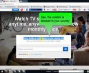 Hello do you want to watch popular videos in NETFLIX or HULU? But you can’t see them because you live in a country (other than US) where these two sites are blocked. No worry, this video will show you how to watch HULU and NETFLIX videos in your own country. Watch the video and employ the trick in your PC today.nnTRANSCRIPTION: nIf you are outside us you will not be able to watch the video content Netflix or HULU. But the procedure in the video will allow you to watch those interesting content