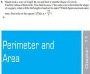 NCERT Solutions for Class 7th Maths Chapter 11 Ex11.3Q9 from ncert solutions class 7th