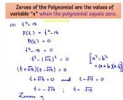 NCERT Solutions for Class 10th Maths Chapter 2 Polynomials Exercise 2.2 Question 1 v