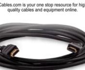 https://www.cables.com - Datacomm Cables is a distributor and manufacturer of fiber optic, networking, and ethernet cable and stocks cabinets, racks and patch panels.