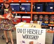 Meredith Myers got a part-time job at The Home Depot so she could learn more about home improvement. Now she hosts the Do-It HERSELF workshops on the third Thursday of the month to help other women learn important skills like assembling door knobs, tiling floors and operating power tools. See what happens when Meredith mashes up her love of tools and The Home Depot with one of her favorite 80&#39;s songs.So grab your drill and get ready to learn about