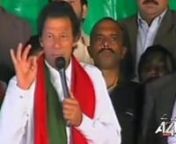 Imran Khan's address at #AzadiSquare (October 29, 2014) from in imran