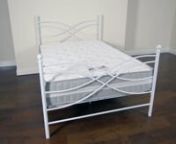 Sweet Dreams Rhombus Metal Bed from Furniture Expressionsnhttp://www.furnitureexpressions.co.uk/beds/sweetdreamsuk-rhombus-metal-bed.htmlnnProduct Description:nnAvailable in WhitenCaptivating modern designnSprung slatted base with central supportnTwo sizes availablenTop Quality ProductnBeautifully Designed Metal BednFree Quick Nationwide DeliverynnProduct Dimensions:nnDouble: 200cm (L) x 139cm (W) x 111cm (H)nKing Size: 210cm (L) x 154cm (W) x 111cm (H)