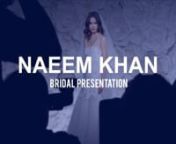 Video recap of Naeem Khan&#39;s Bridal Presentation in 2014.