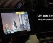 A GH4 on the Panasonic stand at InterBee 2014 was running beta firmware that included the V-Log picture profile that is found in the much more expensive Varicam 35. The firmware also had the ability to output 4K over HDMI which will give you the ability to record 4K ProRes to the soon to be released Atoms Shogun. Other features that have already been announced in the next firmware release include HDMI timecode and HDMI record trigger. Something that both Sony and Canon have had implemented for q