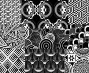 11 Different Art Deco style background motion graphics seamless loop clips. Perfect for 1920s, 1930s visuals featuring looping bold geometric shapes and trippy patterns.nnYou can either use the black and white pre-rendered full HD loopable clips in you preferred video editing software or if you want to customize them I have included the AE project files with easy to use customization settings for each loop. That means you can change the colors, and other aspects without having to reach deep into
