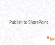 Publish to Sharepoint