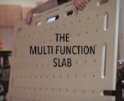 Learn more and down load your CAD file of the Multi Function Slab athttp://www.multifunctionslab.com