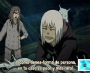 Escena cómica de Naruto Shippuden, episodio 374, protagonizado por Suigetsu, Karin y Orochimaru.