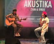 Akustika, the duo which managed to get the most cheers of the night sang their rendition of Rihanna&#39;s