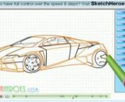 Learn How to draw Lamborghini (Car) with the best drawing tutorial online. For the full tutorial with step by step &amp; speed control visit: http://www.sketchheroes.com