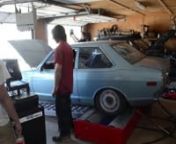 Josh&#39;s datsun 210 gets some much needed dyno time in the shop today, thanks to Portable dyno services! 211 HP ! not bad for a single cam!