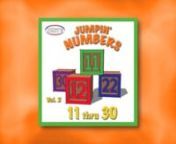 This movie contains a separate song for each of the numbers from 11-30 to help children learn to identify and write these tricky numbers out of order. These simple songs also help the children remember difficult concepts such as the difference between the numbers twelve and twenty-one, or what a twenty, thirty, or fifteen looks like. Most songs are written to familiar tunes with new words, in the style of