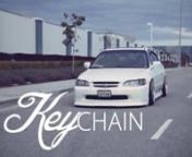 Quick shoot with Keychain and his infamous white Honda Accord on WORK VS-KFs.