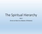 The Spiritual Hierarchy Part 1 (From an Atom to a Master of Wisdom) from kumarra