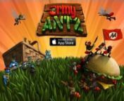 Download NOW!nApple AppStore: https://itunes.apple.com/us/app/army-...nnBuild an epic army of Antz and GET READY to combat in the most ultimate real-time strategic action-packed game with 5 on 5 battle arena.nYour mission is to progress towards the enemy&#39;s base, take their base flag, cut their support and invade the Queens lair. Rally with your troops till the Queen is brought down.nnFEATURESn• 19 battle arenas carefully designed to be enjoyed and combatn• 13 strong Antz in the cadre, each w