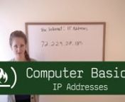 The Internet, part 1: IP Addresses. Every device has an IP address. IP addresses are assigned based on location, and are vital for the internet to work.nnWe&#39;re going to talk about the Internet: Part 1, How the Internet Works. To know how the internet works, we&#39;re going to talk first about IP addresses. You may be familliar with the fact that each of your devices has its own IP address, just like a house or an apartment has its own address. The internet can&#39;t deliver data to a device unless it ha