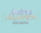 Andrea Legarreta, Embajadora de Royal Prestige®, te da la bienvenida al portal de cocinaMAX™ en Facebook from andrea legarreta
