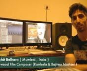 Sanchit Balhara ( Bollywood Composer - Bajirao Mastani & Ramleela ) from ramleela