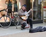 A man plays a cover of Whitney Houston&#39;s