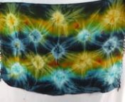 http://www.wholesalesarong.comnUSD&#36; 5.25 eachnPlease order from http://www.wholesalesarong.com/wholesale-sarong-1.htmnProduct code: un7-57ndark blue turquoise yellow star burst tie dye sarong heppy apparelnhttp://www.WholesaleSarong.com Apparel &amp; SarongnnUS and Canada wholesale distributor supply pin brooch, anklets foot jewelry, organic piercing jewelry bone spiral, water buffalo horn jewelry hanging claw, one shoulder dresses, cheap watches, iron on patches, iron on transfers, infinity sca