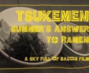 Talking the Japanese treat tsukemen with Shin Thompson of Furious Spoon, and seeing how it&#39;s made from the housemade noodles up.