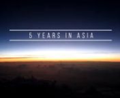 5 years in Asia from 2011 to 2016, 15 visited/lived in countries : China, Malaysia, Thailand, Laos, Cambodia, Hong Kong, Singapore, South Korea, Japan, Nepal, Mongolia, Indonesia, Myanmar, Sri Lanka... nnWonderful memories for a lifetime !nn*SOCIAL MEDIA:nnFACEBOOK: https://www.facebook.com/schots/videos/10153559983500665/nINSTAGRAM: https://instagram.com/sschots/nTWITTER: http://twitter.com/sschotsnCONTACT ME: http://sschots.free.fr/nn*MUSIC: nTalisco - Your wishnn*GEAR:nCanon EOS 100D ; GoPro