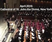 In this promotional trailer from Pro Organo, we see the opening moments of the live performance of the premiere of an exciting new Organ and Choir version of Gustav Mahler&#39;s Eighth Symphony, as presented in April, 2016 at the Cathedral of St. John the Divine in New York City.Participating in the amassed choir are choristers from The Cathedral of St. John the Divine, from the Oratorio Society of New York, and from the Manhattan School of Music, along with vocal soloists, all under the baton of