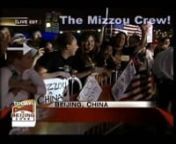 Check out how the group from Mizzou interrupt Al Roker during the show on August 11, 2008 in Beijing.