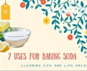 Baking soda is a universal ingredient of our everyday lives. Regardless if you need it for cleaning, deodorizing, disinfecting or whitening clothes, it does excellent work. Take a look at 7 of the most efficient ways to use baking soda. nInfo sources used: nhttp://janewclarke.kinja.com/move-out-cleaning-kitchen-checklist-1782820298nhttp://www.lifehack.org/articles/lifestyle/55-special-uses-for-baking-soda-you-never-knew.htmlnhttp://www.apartmenttherapy.com/how-to-make-a-natural-homemade-ant-kill