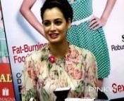 Diya Mirza Unveils The Cover Of Health & Nutrition Magazine from diya mirza