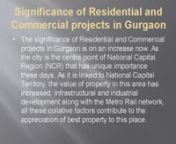 The development of different sectors in the form of Manesar, Rewari and Sohna Road and the recent development on the nearby places has become a prompt reason for the best property in Gurgaon. nVisit us at - http://bit.ly/29ISUep