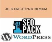 All In one Seo pack pro 100% FREE ( Update 22 July 2016 ), Click here http://bit.ly/29TM7RZ get all in one seo 2016 plugin wordpress for free ( Update 22 July 2016 )nnGet All In one Seo pack pro with all the features : http://bit.ly/29TM7RZnnThe All-in-One SEO Pack Pro is a premium version of the All-in-One SEO pack that is already jammed with features. It is used on Wordpress websites that span everything from portfolios to e-commerce sites and everything in between.nnThe free version is absolu