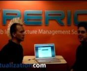 Interview with Xavier Soltero (Hyperic CEO) and Jon Travis (CTO) at O’Reilly Velocity conference in San Francisco. CloudStatus.com is build of the Hyperic HQ management solution, which can measure and report on Virtualized environment through its Sigar open source library.