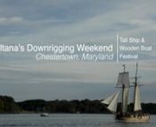 It all started back in November, 2001, when the newly launched schooner SULTANA and the PRIDE OF BALTIMORE II, took a casual sail together on the Chester River the weekend before both vessels “downrigged” for the winter. The combination of a stiff breeze, the fall colors at their peak, and thousands of waterfowl flying overhead, made it a day few onboard either vessel would soon forget. “We’ll have to do this again next year,” remarked both Captains – and so Downrigging Weekend was b
