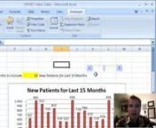 Excel Video 93 gets even fancier by adding a scroll bar right above the chart that automatically controls the number of columns in the chart.To get the scroll bar and other tools, you need to add the Developer tab to your ribbon.I’ll show you how to add that, and then it’s just a matter of selecting the control you want and choosing the settings appropriately.nnFor the scroll bar, we can control the current, minimum, and maximum values as well as how fast the value changes when we click.