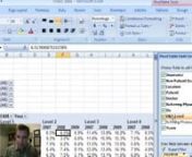 Excel Video 10 shows how to add calculations to a Pivot Table by dragging more than one field to the values area of a Pivot Table.In this example, we use the same field twice in the same Pivot Table, once to count the number of new patients with each E&amp;M code level and the second time to calculate the percentage of each E&amp;M code level by physician.There are a variety of calculations that can be made by adding the same field twice to the Pivot Table values area.The video also shows