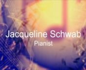 Meet Jacqueline Schwab, a folk and classical improvisational pianist who plays