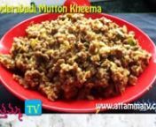 Mutton Kheema is a good non veg curry from indian and this is very tasty and delicious and i am sure that all non veg lovers will simply love this kind of recipe.nThe Rice is prepared with Brinjal and Masala powder, This Recipe is Good for Lunch Box and Tasty, Try this rice.nFor Content, Method &amp; procedure for this Recipes don&#39;t forget to visit our Exclusive Web site nnhttp://www.attammatv.com/nnThis Recipe is Easy &amp; Famous in India and today I am Going to Reveal the Secret How to Prepar