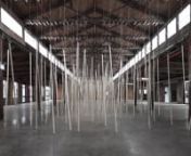 250 prepared ac-motors, 325kg roof laths, 1.8km ropenZimoun 2015nnMotors, wood, rope, metal, power supplies. Dimensions: variable.nnInstallation view: Knockdown Center NYC, USA. Project management by Florian Buerki and Ulf Kallscheidt. Project coordination on site by Michael Merck, Tyler Myers, Deb BermanSwissnex Boston; Kultur Stadt Bern and Amt für Kultur Kanton Bern.nn_nnMore works &amp; information:nhttps://www.zimoun.netnnCurrent &amp; upcoming Exhibitions:nhttps://www.zimoun.net/events.