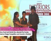 Sonu Sood and Amrita Rao attend Society Interiors Awards! from amrita rao