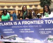 Frontier Airlines is adding daily flights from Atlanta to Los Angeles, Las Vegas, New Orleans, New York LaGuardia, Cincinnati and Minneapolis, as it more than doubles its presence here this spring.nnThat will make Atlanta the third-largest city of operation for Frontier, behind its hub in Denver and its base in Chicago. The Denver-based ultra low-cost carrier last month said it was adding flights from Atlanta to Miami, Austin and Indianapolis starting in March, and the six additional routes star