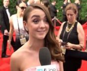 Maisie Williams _Game Of Thrones_ interview at Emmys 2015 - TVLine.mp4 - ClipConverter.cc from maisie williams interview