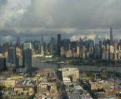 Time lapse video of Midtown Manhattan Skyline morning of Aug 19 2015 from LIC looking West.