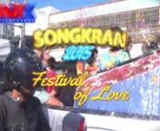 Songkran Waterfestival 2015 with the Mixx-Discotheque Party Truck in Pattaya, Thailand.