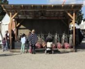 In Summer 2015 the art collective NEOZOON installed mechanically moving sausages in an origninal farrowing crate and five pig stalls in a shed. nTollwood-Festival, 24.6. - 19.7.2015, Munich